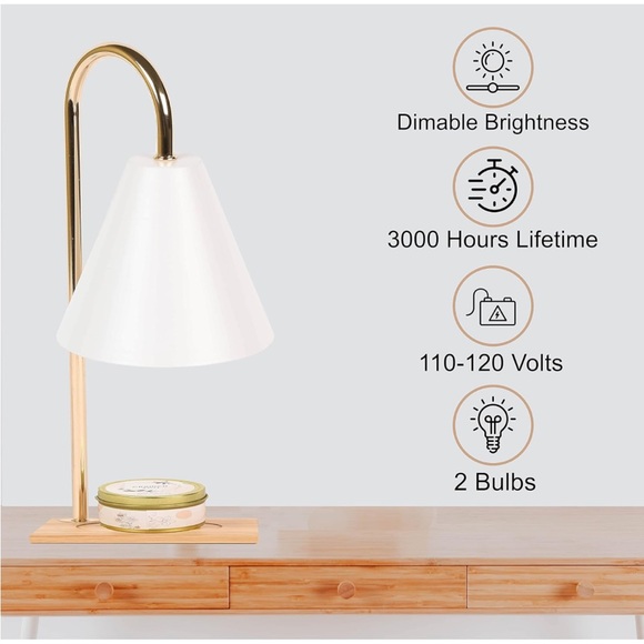 Candle Warmer Lamp With Timer - Picture 2 of 6